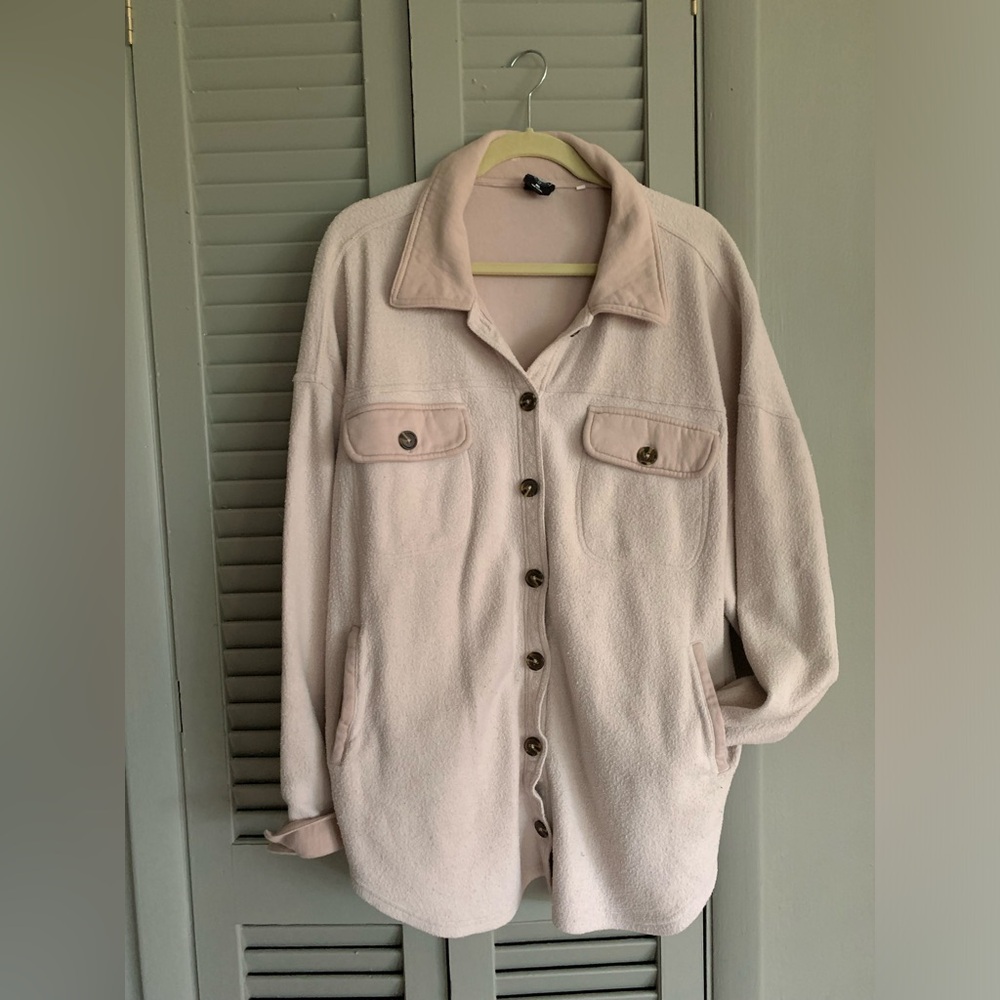 mauve shacket
